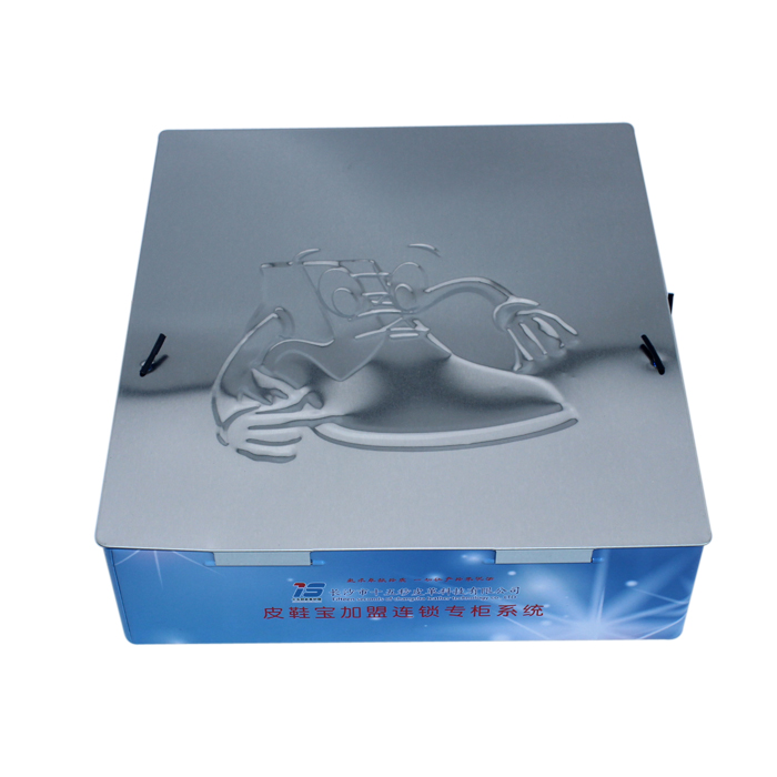 shoes packing tin box